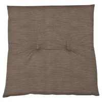 GO-DE Hockerauflage CHINOCO, Braun - 48 x 48 cm