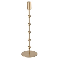 Boltze Kerzenleuchter KIMBERLY, Goldfarben - Eisen - H 30