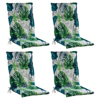 GO-DE Stuhlauflagen Mittellehner 4er Set CELINE, Grau - Mittellehner