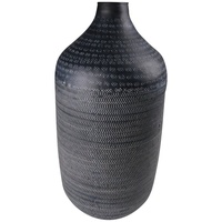  Deko-Vase CARISTAS, Schwarz - Metall - H 61 cm