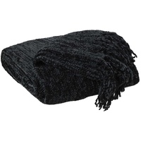 Home4You Wohndecke, 130 x 180 cm - Schwarz -