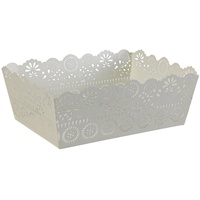 Home4You Aufbewahrungskorb, Natur - Metall - 26 x 19