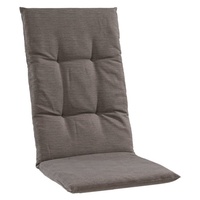 GO-DE Stuhlauflage Hochlehner CHINOCO, Braun - Hochlehner - mit