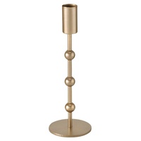Boltze Kerzenleuchter KIMBERLY, Goldfarben - Eisen - H 20