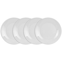  Dessertteller 4er Set STYLO, Weiß - Porzellan - Ø