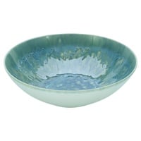 CreaTable Salatschüssel YUKI, Hellblau - Weiß seidenmatt - Ø