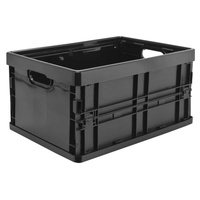  Aufbewahrungsbox LINO, Schwarz - Kunststoff - klappbar