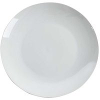 Home4You Speiseteller, Weiß - Porzellan - Ø 27 cm