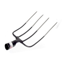 Levior Dunggabel, Heugabel, Streugabel, Mistgabel 4 Zinken ohne Stiel
