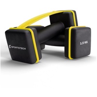 Sportstech AH100, Hantel | Multifunktion Laschen | Anti-Roll gelb