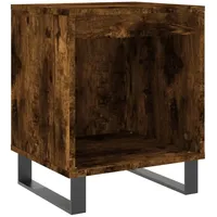 VidaXL Nachttisch Räuchereiche 40x35x50 cm Holzwerkstoff