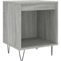 VidaXL Nachttisch Grau Sonoma 40x35x50 cm Holzwerkstoff