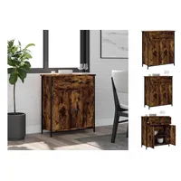 VidaXL Sideboard Räuchereiche 70x30x80 cm Holzwerkstoff