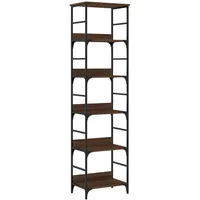 VidaXL Bücherregal Braun Eichen-Optik 50x33x188,5 cm Holzwerkstoff