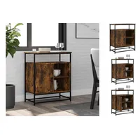 VidaXL Sideboard Räuchereiche 69x35x80 cm Holzwerkstoff