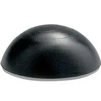 HomeXpert Wandpuffer Halbkugel schwarz, Durchmesser 32mm H:13mm