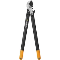 Fiskars PowerGear Amboss-Getriebeastschere für trockene Zweige und Äste, Schneide