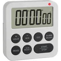 TFA Digitaler Timer Kurzzeitmesser bis 99h/59min/59s weiß