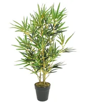 VidaXL Bambusbaum Künstlich 368 Blätter 80 cm Grün