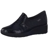 Jana Damen Slipper Wasserabweisend Vegan, Schwarz (Black Patent), 36