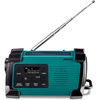 Medion E66805 Kurbelradio schwarz/türkis