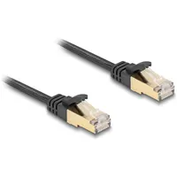 DeLock RJ45 Netzwerkkabel mit Geflechtmantel Cat.6A U/FTP Stecker