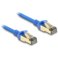 DeLock RJ-45 Netzwerkkabel Cat.8.1 F/FTP Slim 3 (M) blau
