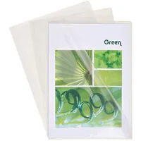 Exacompta Pack 50 Aktensichthüllen glatt PVC 180μ,DIN A4 Kristall,