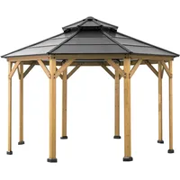 Sunjoy Zedernholz Gazebo eggi - 396cm x 396cm,