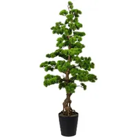 Creativ green Creativ-green Kunstpflanze Bonsai Kiefer, im Topf, Höhe