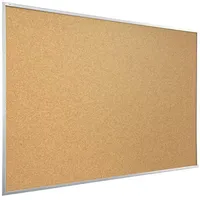 ALLboards Pinnwand mit silbernem Naturholzrahmen 120x90cm