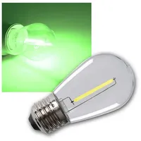 Kanlux S.A. LED-Dekor-Tropfenlampe ST45 0,9W E27 grün