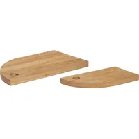Hübsch Schneidebrett aus Holz 2er Set