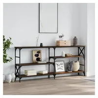 VidaXL Konsolentisch Eichen-Optik 180x29x76,5 cm braun