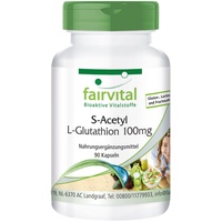 Fairvital S-Acetyl L-Glutathion | 90 Kapseln - stabile Glutathionform