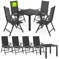 CASARIA Garten-Sitzgruppe Bern 5-tlg. Grau
