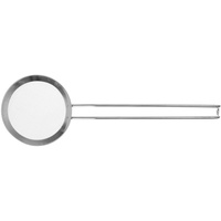 HENDI Fettschaufel, feinmaschig, mit Drahtgriff, Küchensieb, ø125x350mm,