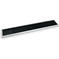 Was Barmatte 60 x 10 cm schwarz