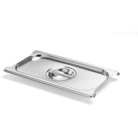 HENDI Gastronorm Deckel, mit Griffaussparung Budget Line, aus Edelstahl