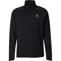 Odlo Herren Rolli Mid layer 1/2 zip STEAM, black