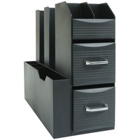 MCW Schreibtisch Organizer MCW-L97, Büroablage Stiftehalter Aufbewahrungsbox mit 2