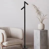 LUCIDE LED ANTRIM Schwarz 2-flammig, IP54 dimmbar,