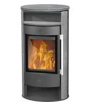 FIREPLACE Durango Speckstein, grau, 6 kW