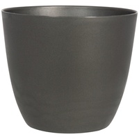 Geli Übertopf PURE rund aus Kunststoff, Farbe:anthrazit;Durchmesser:25 cm