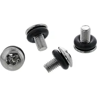 InLine Schraubenset, für Mainboard, mit Gummi Unterlegscheiben, metrisch,