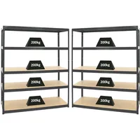 Proregal Mega Deal 2x Schwerlastregal Giant Elephant HxBxT 180