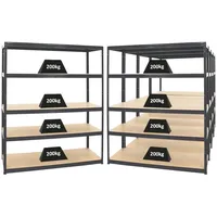 Proregal Mega Deal 5x Schwerlastregal Giant Elephant HxBxT 180