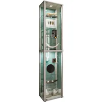 VCM Standvitrine Kavisa XL silber