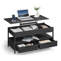 VASAGLE Couchtisch schwarz 100,0 x 50,0 x 48,0 -