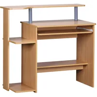 FineBuy Computertisch 94x90,5x48,5 cm Schreibtisch Modern mit Tastaturauszug -
